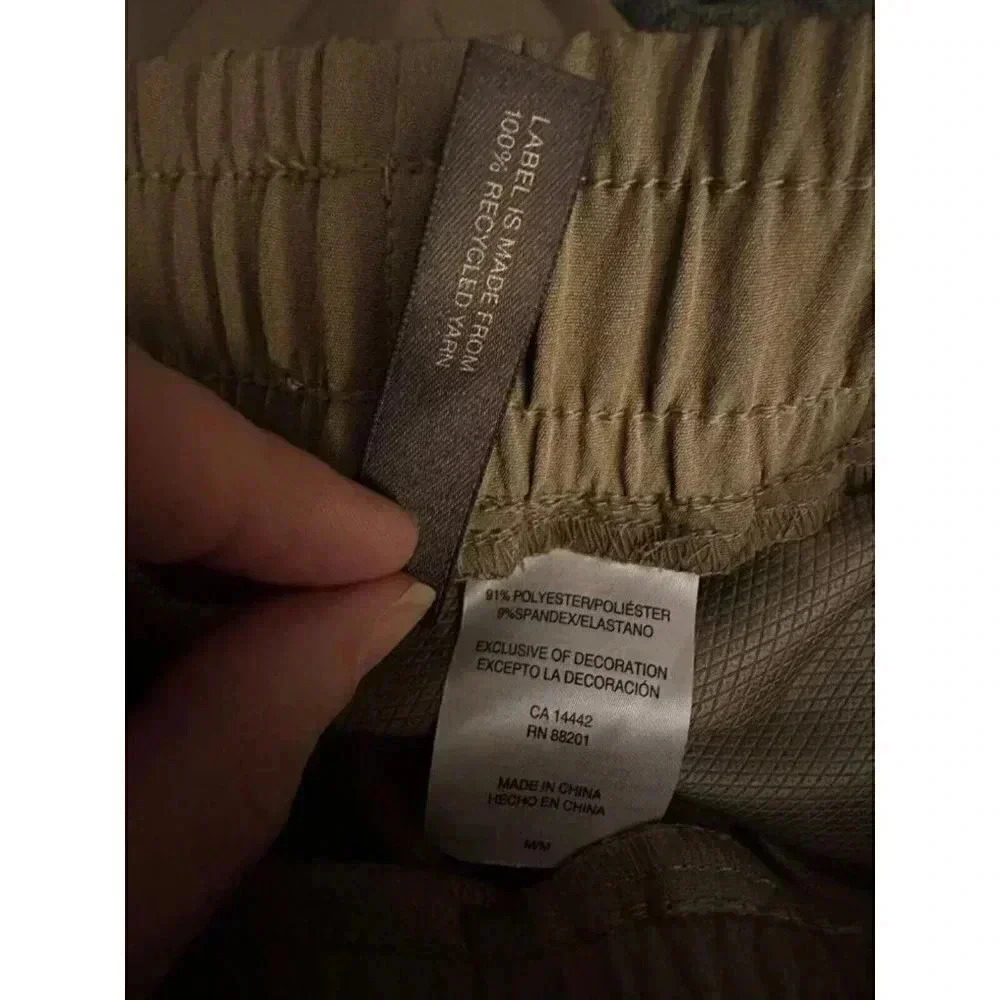 Mondetta women's pants ankle high rise tan size Medium - Picture 10 of 12